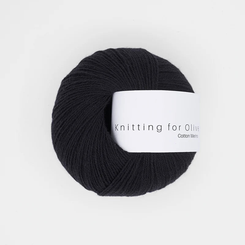 Knitting for Olive Cotton Merino - Knitting for Olive Licorice - The Little Yarn Store