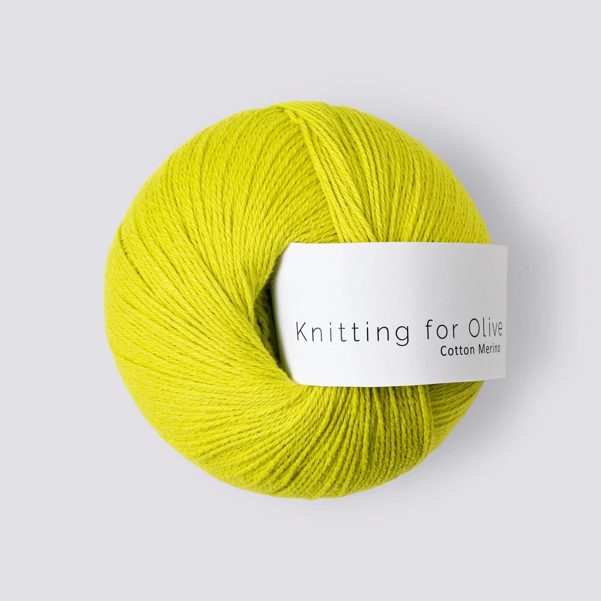 Knitting for Olive Cotton Merino - Knitting for Olive Lime Yellow - The Little Yarn Store