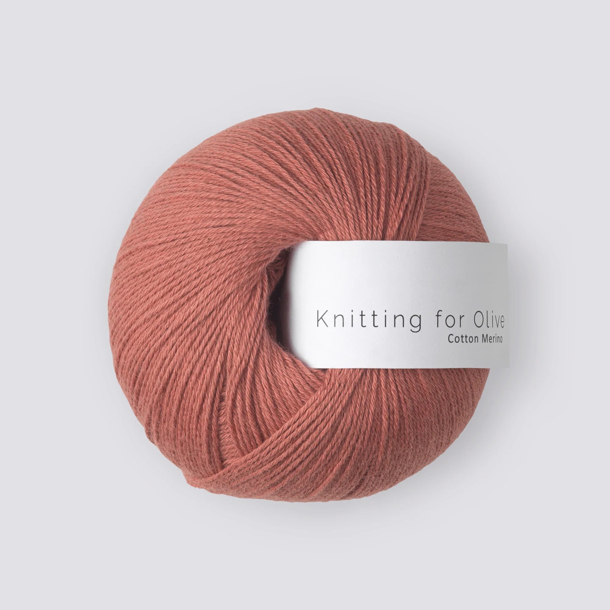 Knitting for Olive Cotton Merino - Knitting for Olive Terracotta Rose - The Little Yarn Store