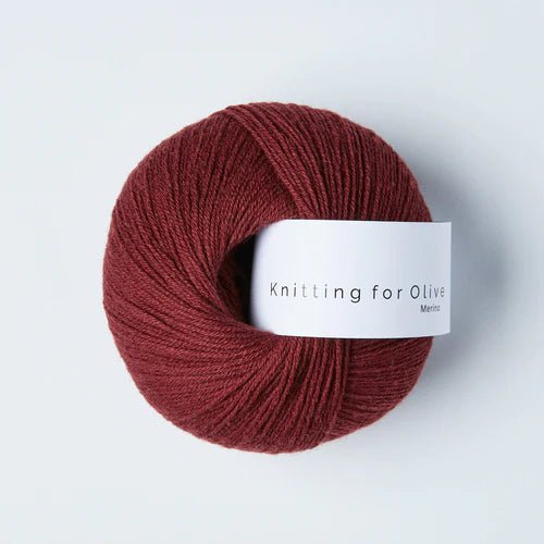 Knitting for Olive Merino - Knitting for Olive Claret - The Little Yarn Store