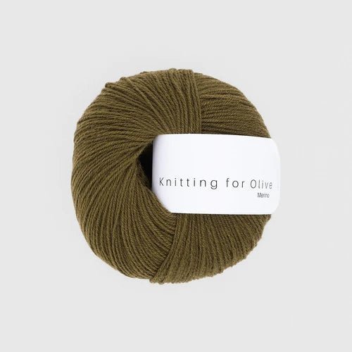 Knitting for Olive Merino - Knitting for Olive Green Ocher - The Little Yarn Store