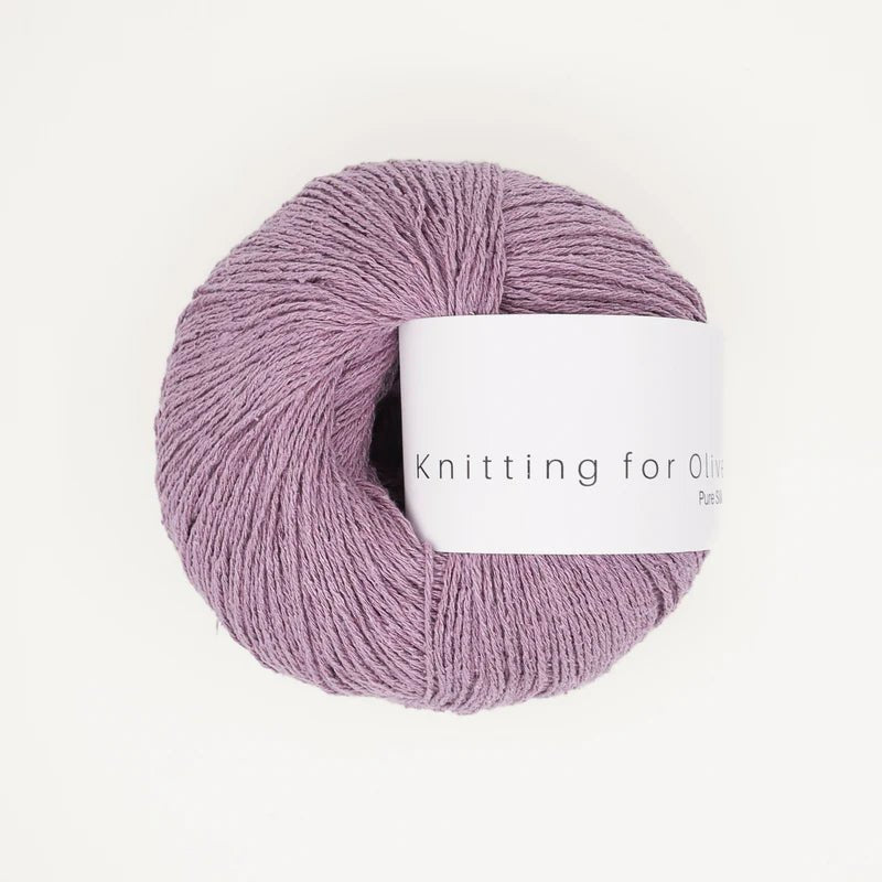 Knitting for Olive Pure Silk - Knitting for Olive Artichoke Purple - The Little Yarn Store
