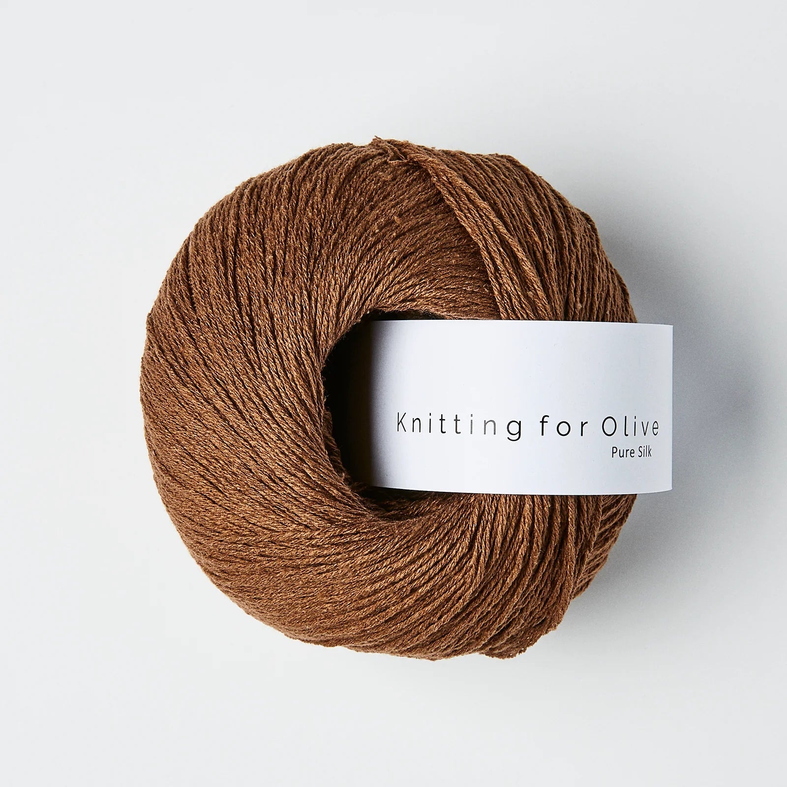 Knitting for Olive Pure Silk - Knitting for Olive Dark Cognac - The Little Yarn Store