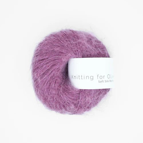 Knitting for Olive Soft Silk Mohair - Knitting for Olive Blackberry Icecream - The Little Yarn Store