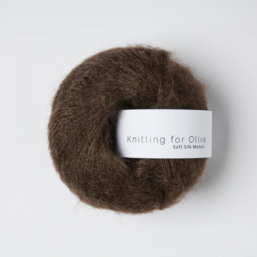 Knitting for Olive Soft Silk Mohair - Knitting for Olive Brown Bear - The Little Yarn Store