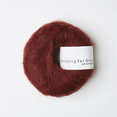 Knitting for Olive Soft Silk Mohair - Knitting for Olive Claret - The Little Yarn Store