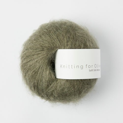 Knitting for Olive Soft Silk Mohair - Knitting for Olive Dusty Olive - The Little Yarn Store