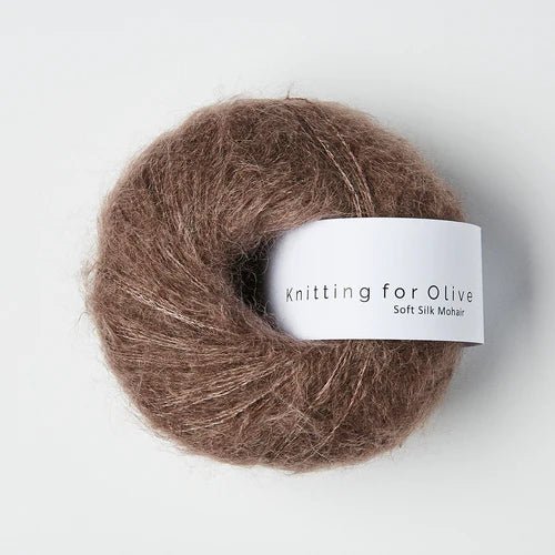 Knitting for Olive Soft Silk Mohair - Knitting for Olive Plum Clay - The Little Yarn Store
