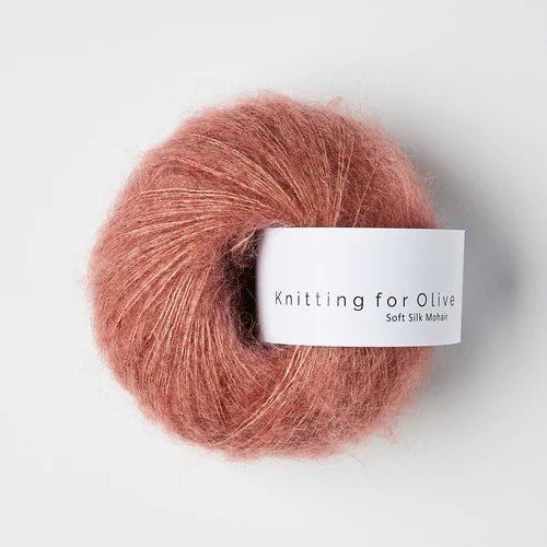 Knitting for Olive Soft Silk Mohair - Knitting for Olive Plum Rose - The Little Yarn Store