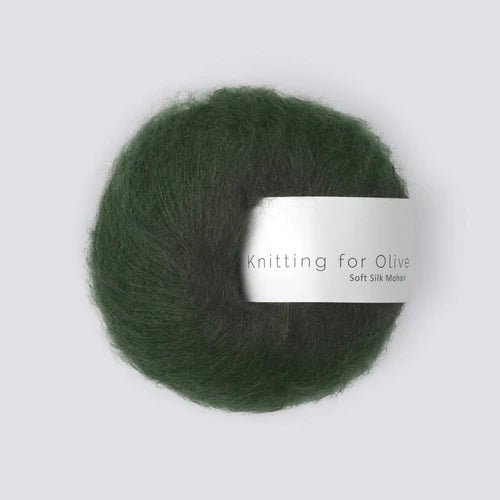 Knitting for Olive Soft Silk Mohair - Knitting for Olive Slate Green - The Little Yarn Store