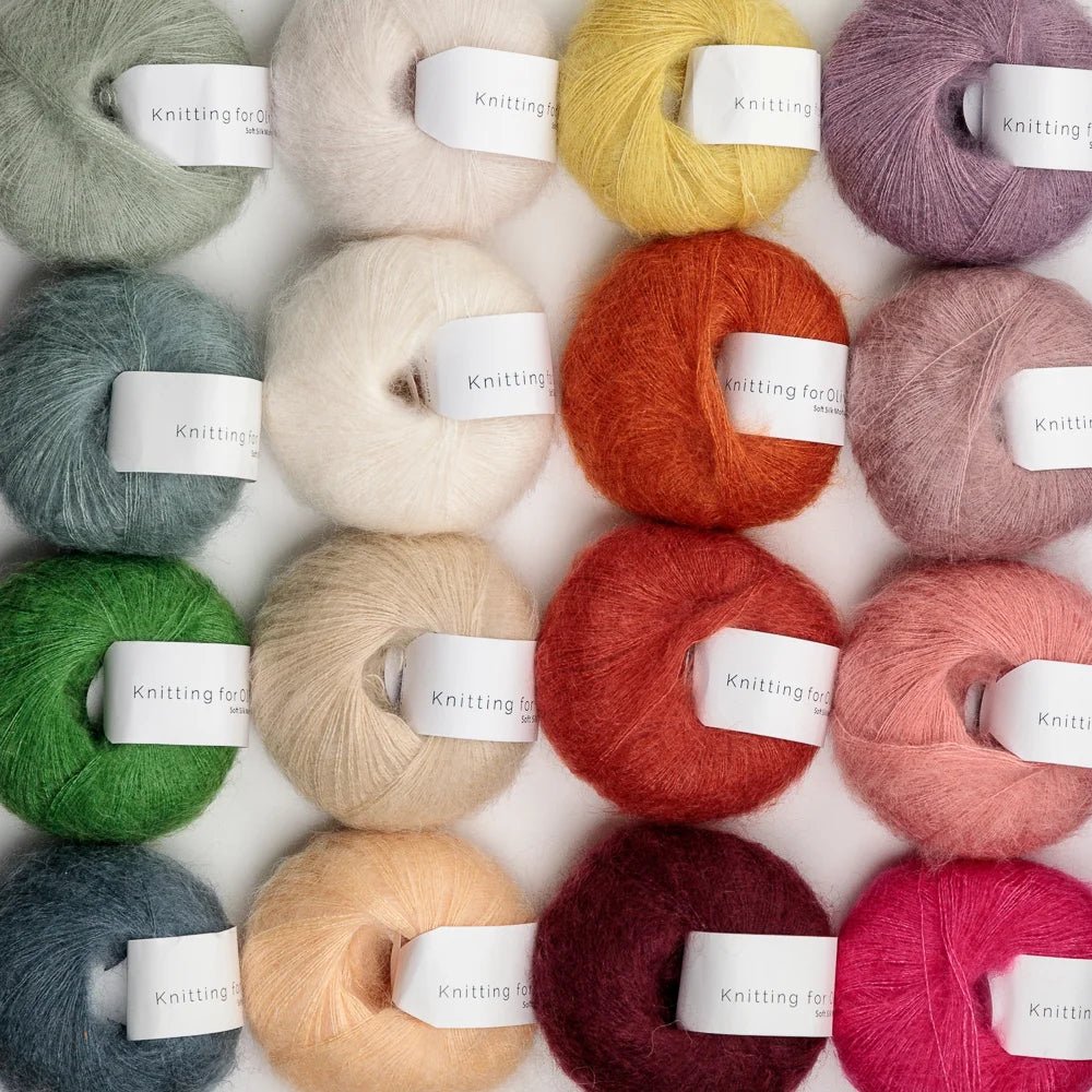 Knitting for Olive Soft Silk Mohair - Knitting for Olive Bordeaux - The Little Yarn Store