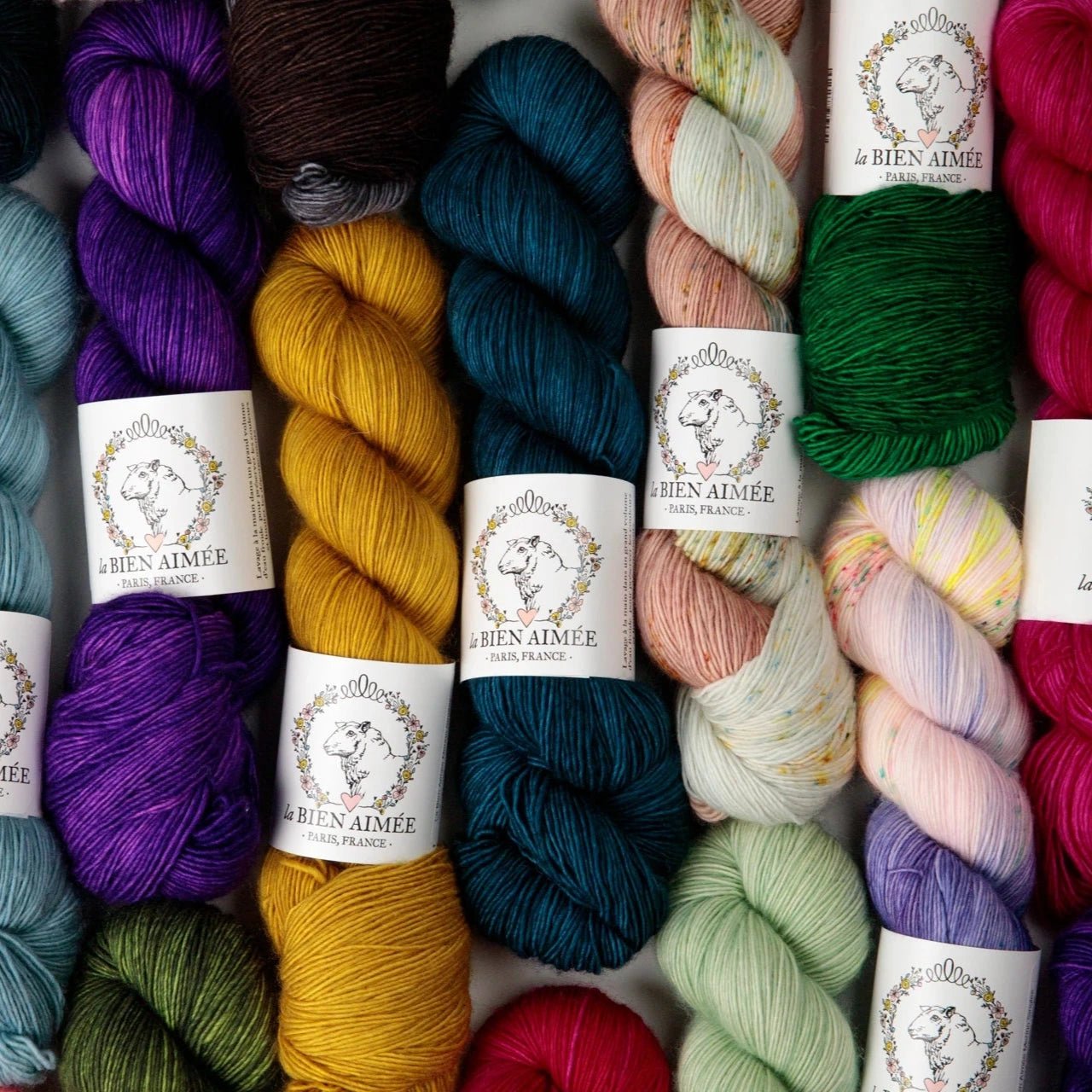 La Bien Aimée Merino Singles - La Bien Aimée Coquelicot - The Little Yarn Store