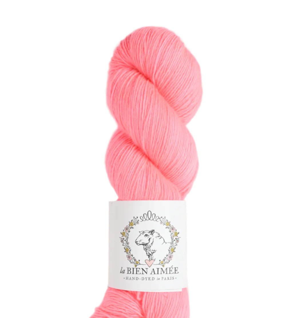 La Bien Aimée Merino Singles - La Bien Aimée Fluoro Morganite - The Little Yarn Store