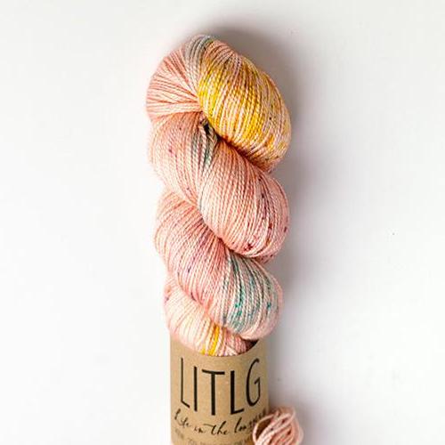 Life in the Long Grass Moon Sock - Life in the Long Grass Cantaloupe - The Little Yarn Store