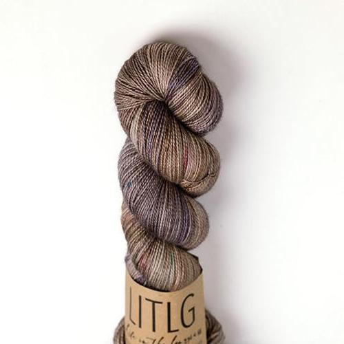 Life in the Long Grass Moon Sock - Life in the Long Grass Treebark - The Little Yarn Store
