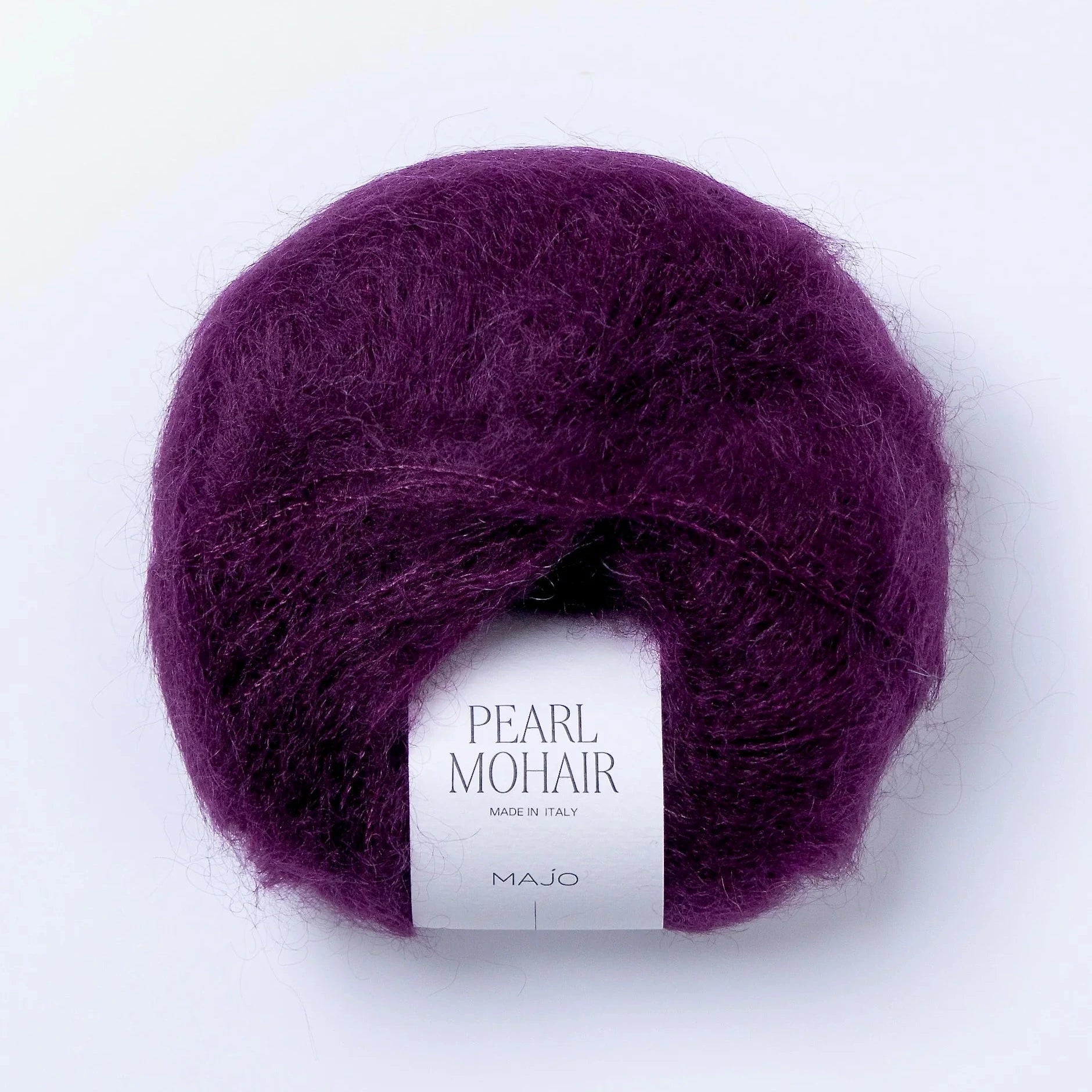 MAJO GARN Pearl Mohair - Majo Garn Wine - The Little Yarn Store