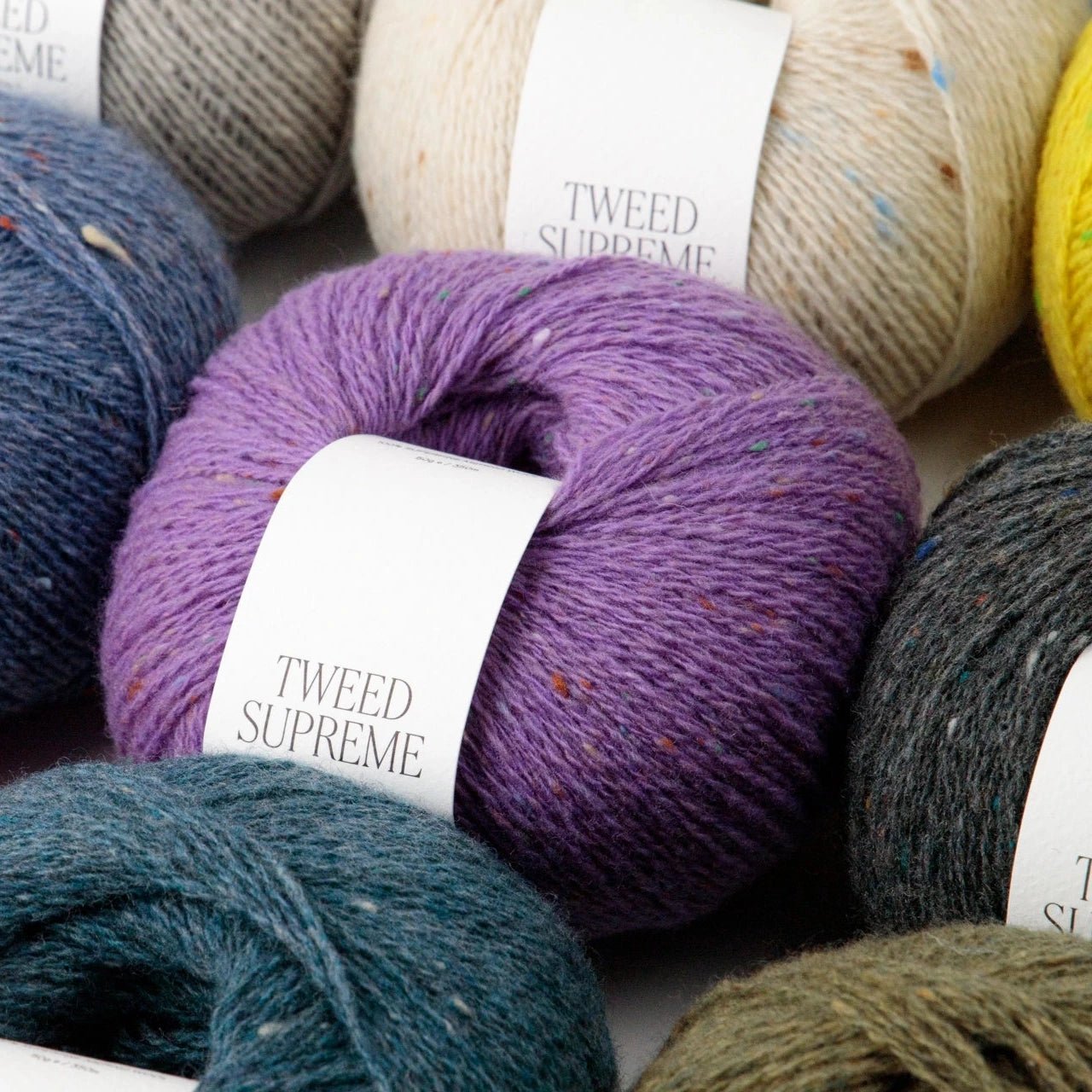 MAJO GARN Tweed Supreme - Majo Garn Burgundy - The Little Yarn Store