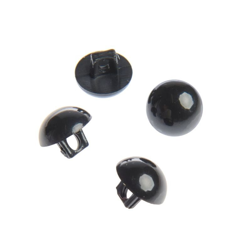 Rico Brown-Black Buttons with Bar - Rico 11 mm - The Little Yarn Store