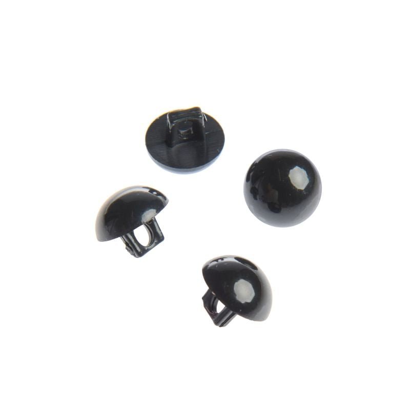 Rico Brown-Black Buttons with Bar - Rico 8.5 mm - The Little Yarn Store