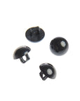 Rico Brown-Black Buttons with Bar - Rico 8.5 mm - The Little Yarn Store