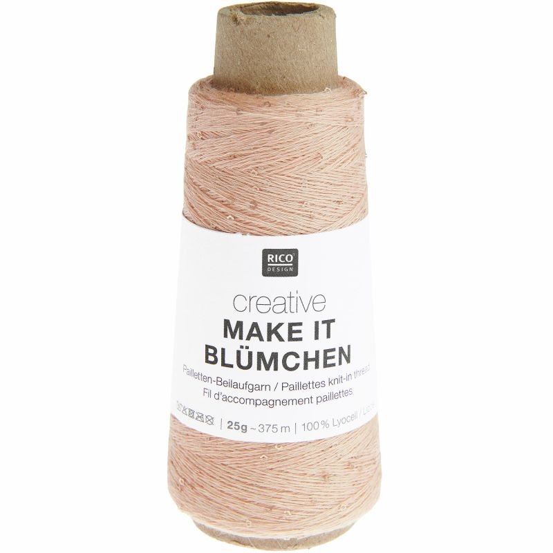 Rico Creative Make It Blümchen - Rico 012 Apricot - The Little Yarn Store