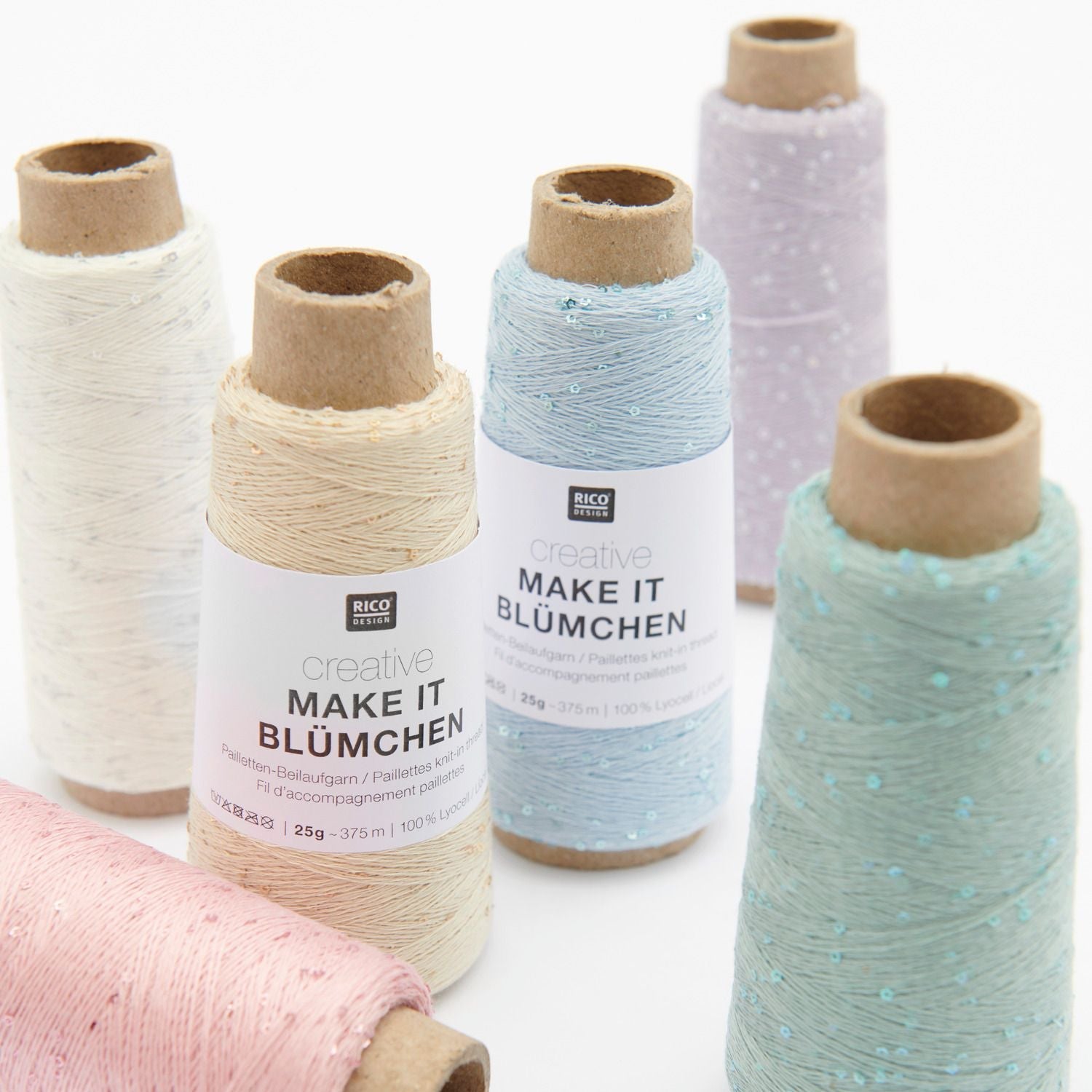 Rico Creative Make It Blümchen - Rico 016 Bordeaux - The Little Yarn Store