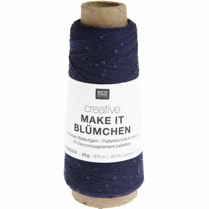 Rico Creative Make It Blümchen - Rico 015 Marine - The Little Yarn Store