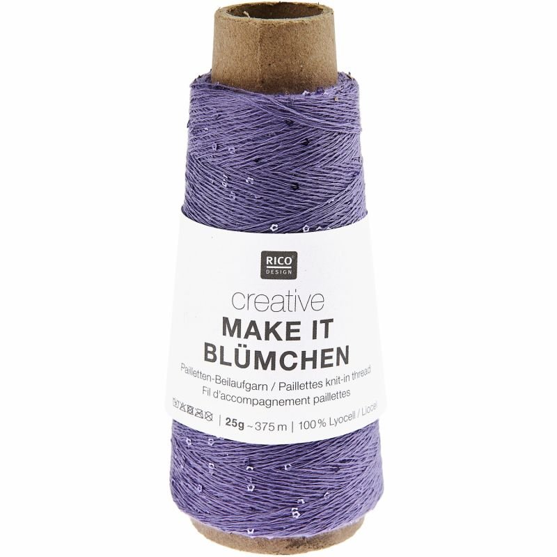 Rico Creative Make It Blümchen - Rico 018 Purple - The Little Yarn Store