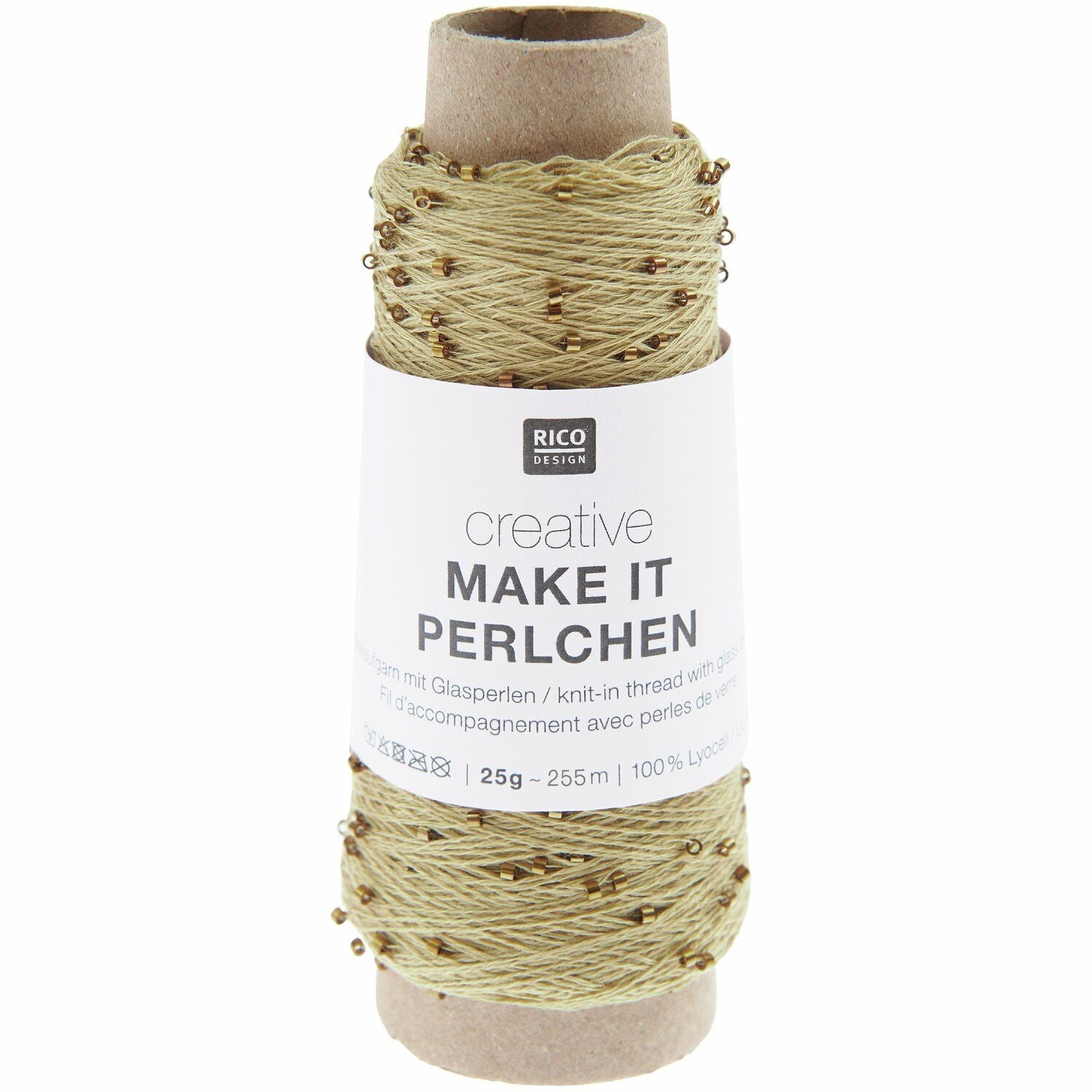 Rico Creative Make It Perlchen - Rico 005 Gold - The Little Yarn Store