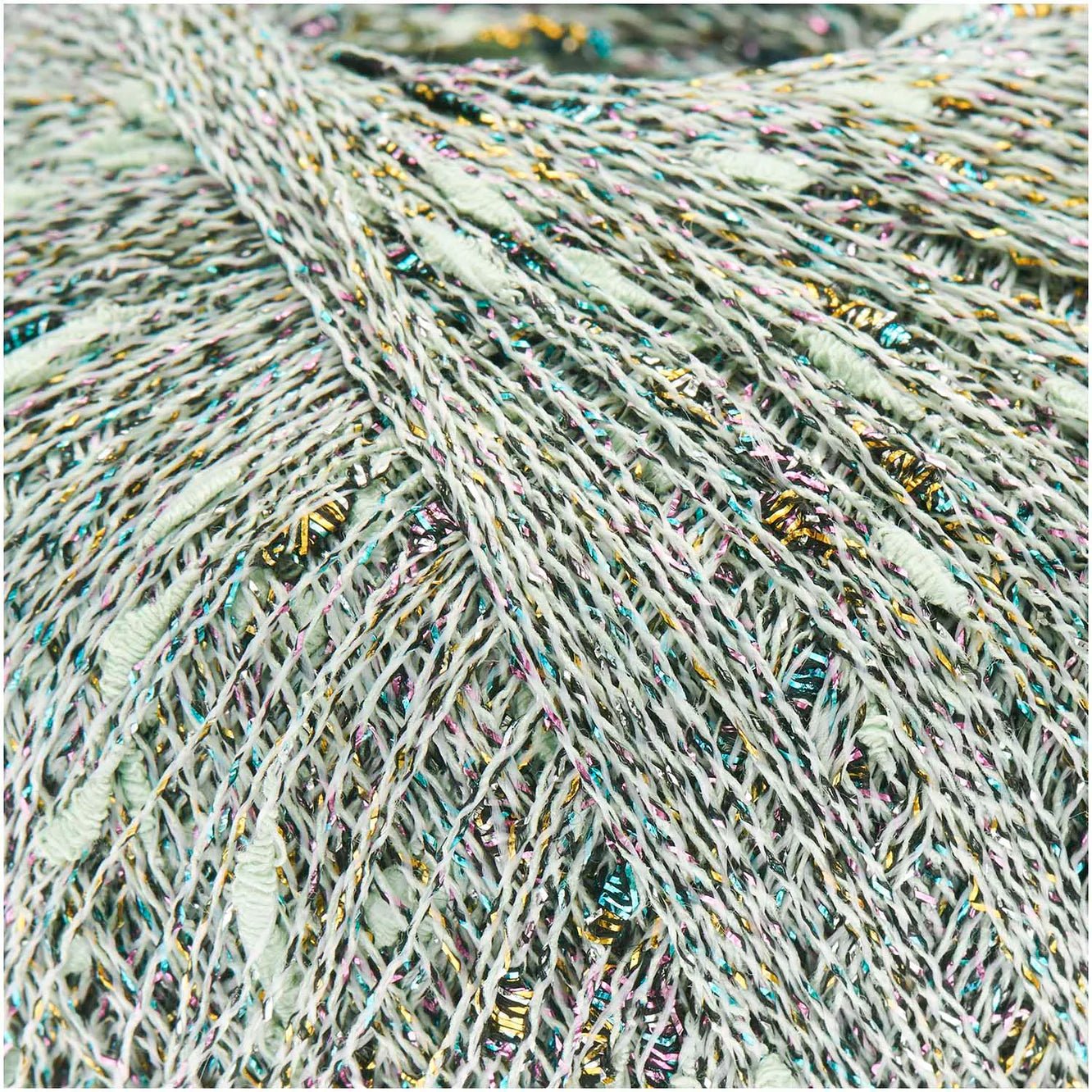 Rico Creative Make It Tweed Glitz - Rico 005 Mint - The Little Yarn Store