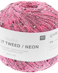 Rico Creative Make It Tweed Neon - Rico 002 Pink - The Little Yarn Store