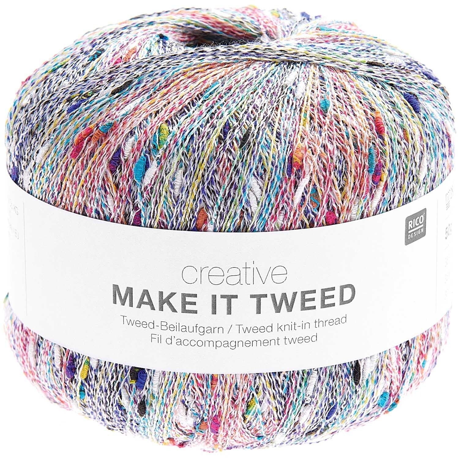 Rico Creative Make It Tweed - Rico 001 Multicolour - The Little Yarn Store
