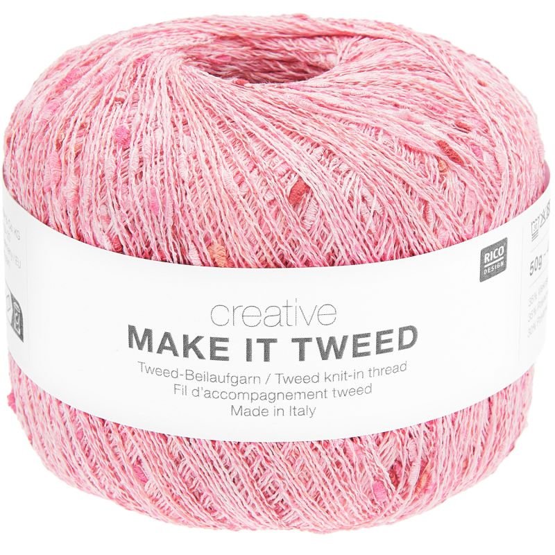 Rico Creative Make It Tweed - Rico 003 Bubblegum - The Little Yarn Store