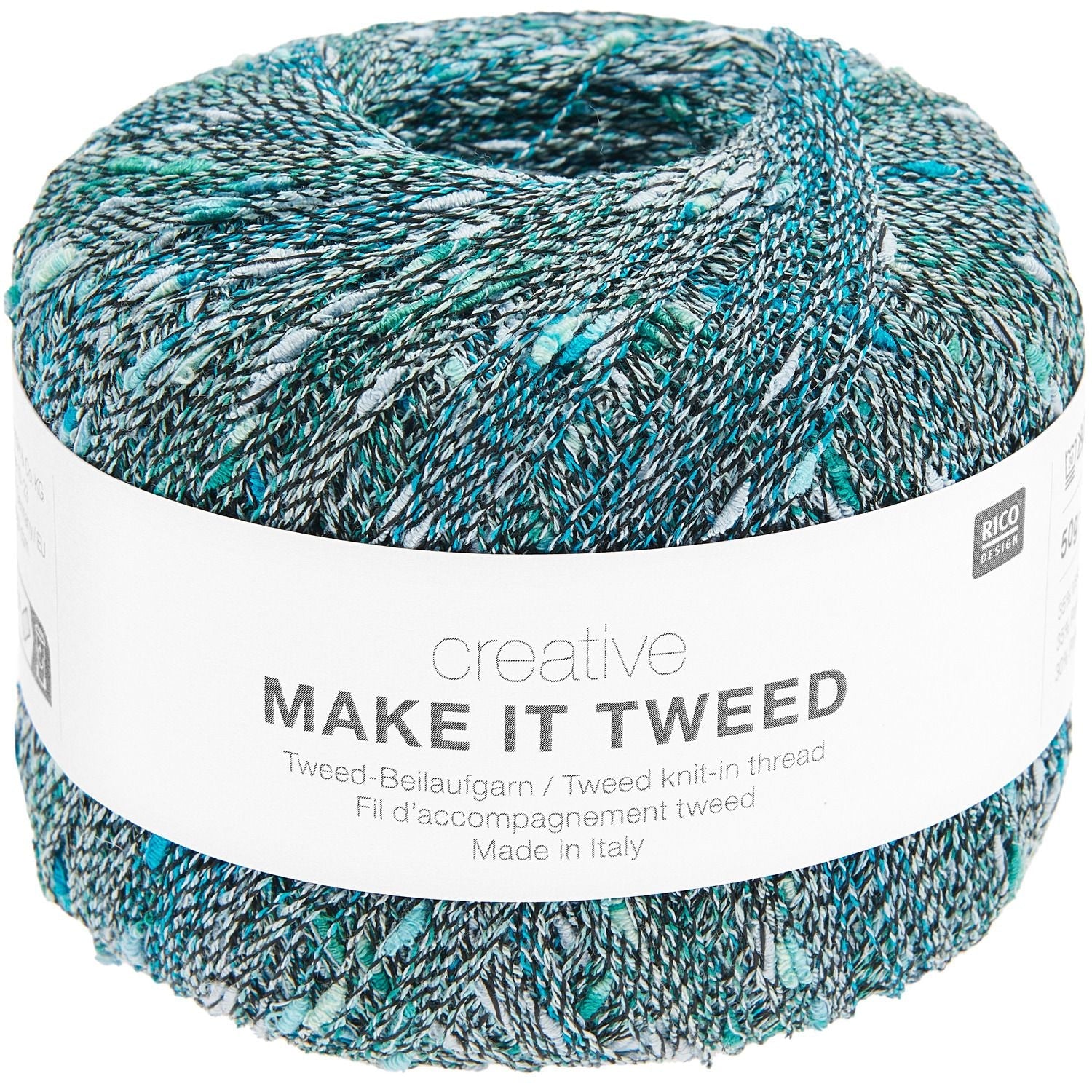 Rico Creative Make It Tweed - Rico 004 Ocean - The Little Yarn Store