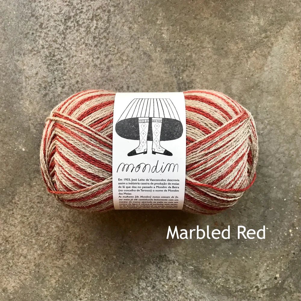Rosa Pomar Mondim - Rosa Pomar Marbled Red - The Little Yarn Store