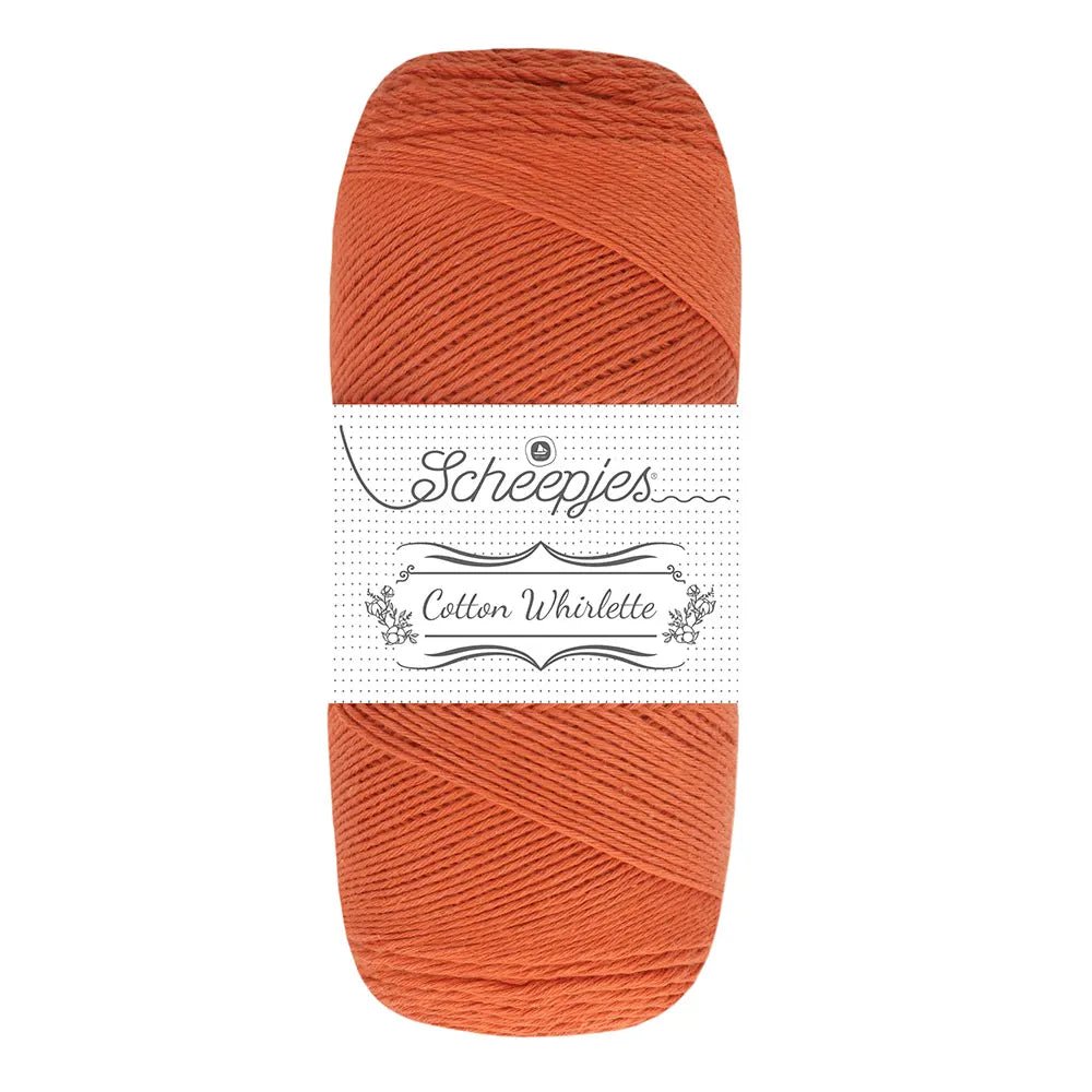 Scheepjes Cotton Whirlette - Scheepjes 802 Pumpkin - The Little Yarn Store