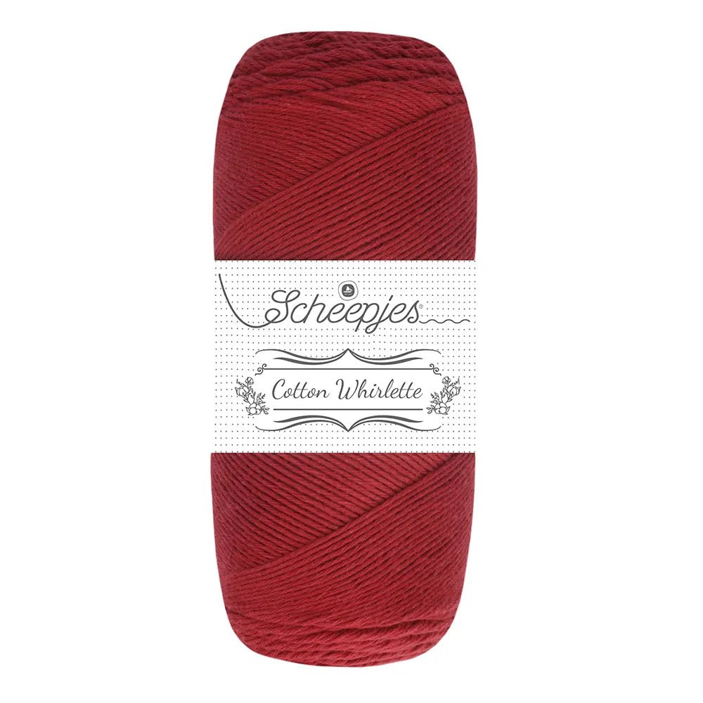 Scheepjes Cotton Whirlette - Scheepjes 810 Cherry - The Little Yarn Store