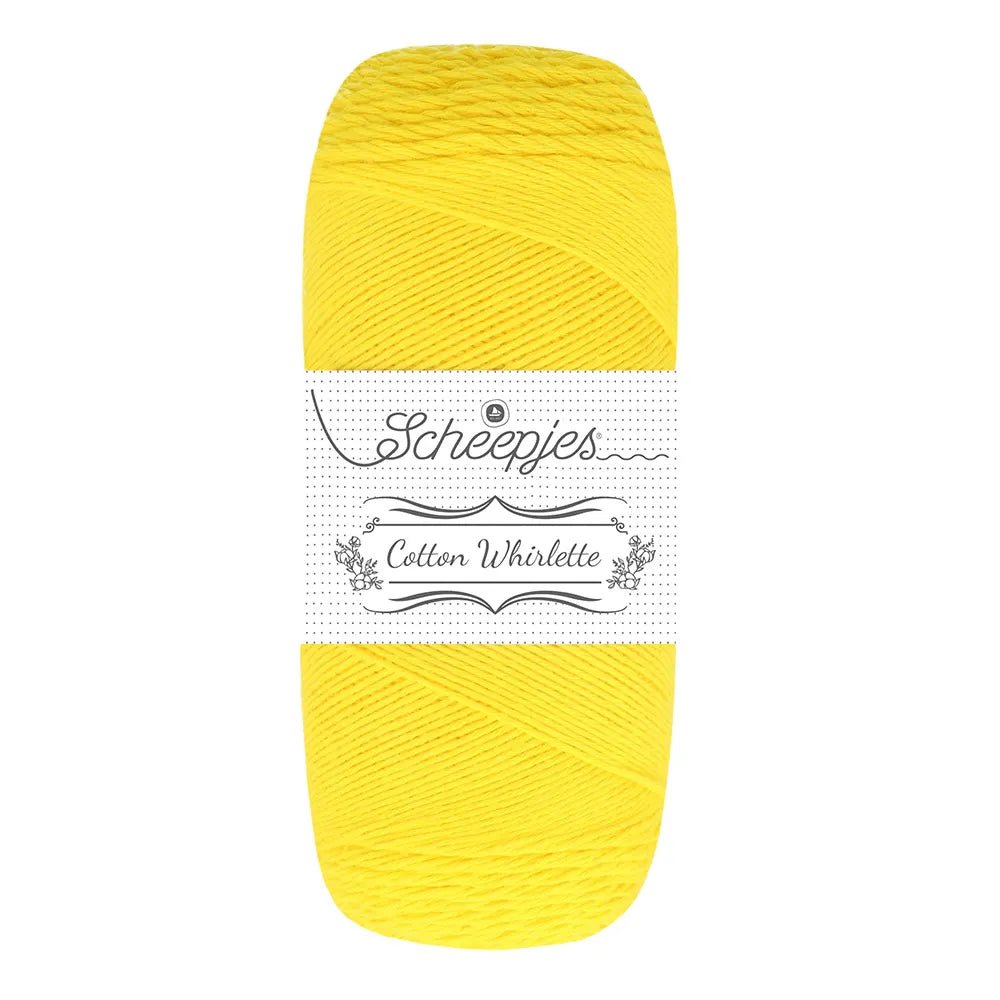 Scheepjes Cotton Whirlette - Scheepjes 816 Banana - The Little Yarn Store