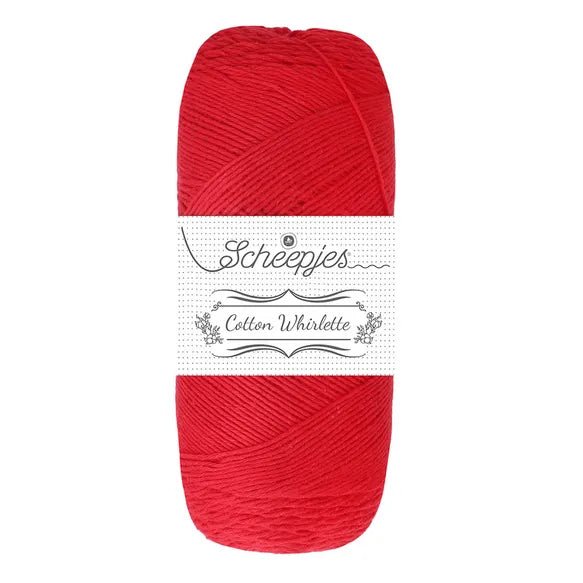 Scheepjes Cotton Whirlette - Scheepjes 823 Strawberry - The Little Yarn Store