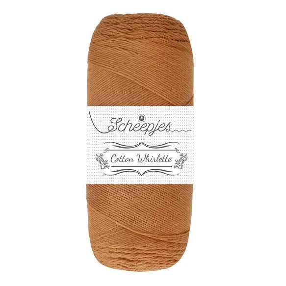 Scheepjes Cotton Whirlette - Scheepjes 824 Almond - The Little Yarn Store
