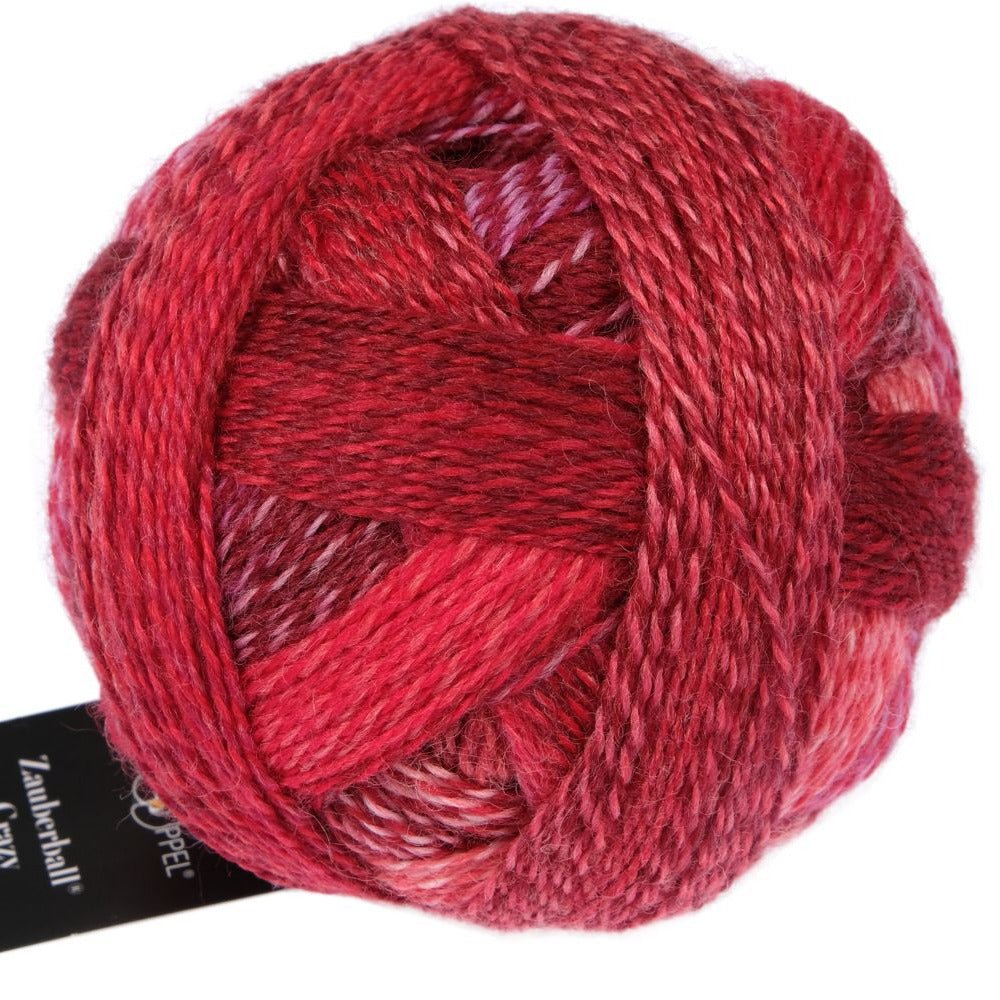 Schoppel-Wolle Zauberball Crazy - Schoppel-Wolle 2620 Red in a Suit - The Little Yarn Store