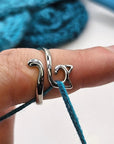 Stainless Steel Crochet Tension Rings - The Little Yarn Store Silver - The Little Yarn Store