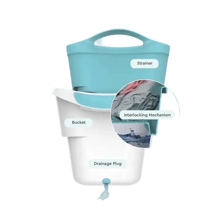 Strucket Laundry Soaking Bucket - Stucket 19 Litre - The Little Yarn Store