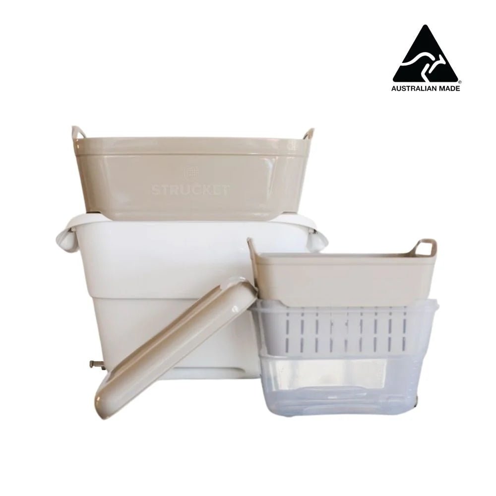 Strucket Laundry Soaking Bucket - Stucket 4.5 Litre - The Little Yarn Store