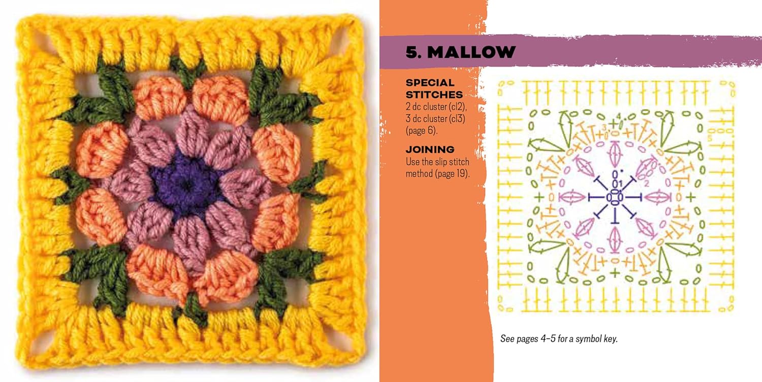 The Granny Square Flowers Card Deck - Claire Montgomerie - The Little Yarn Store