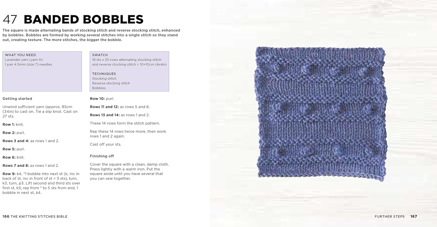The Knitting Stitches Bible - Marabout Collectif - The Little Yarn Store