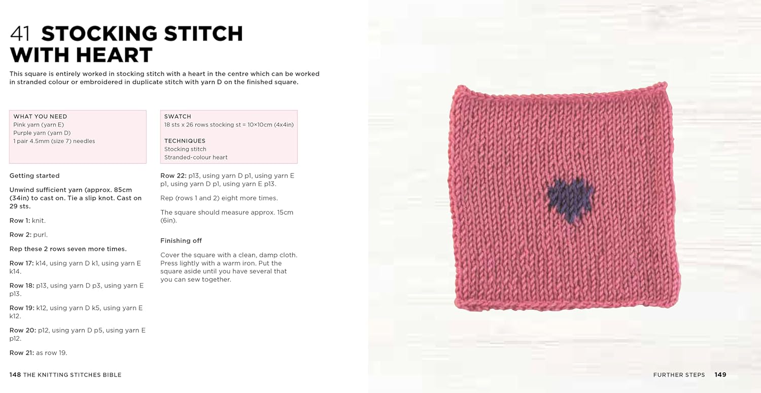 The Knitting Stitches Bible - Marabout Collectif - The Little Yarn Store