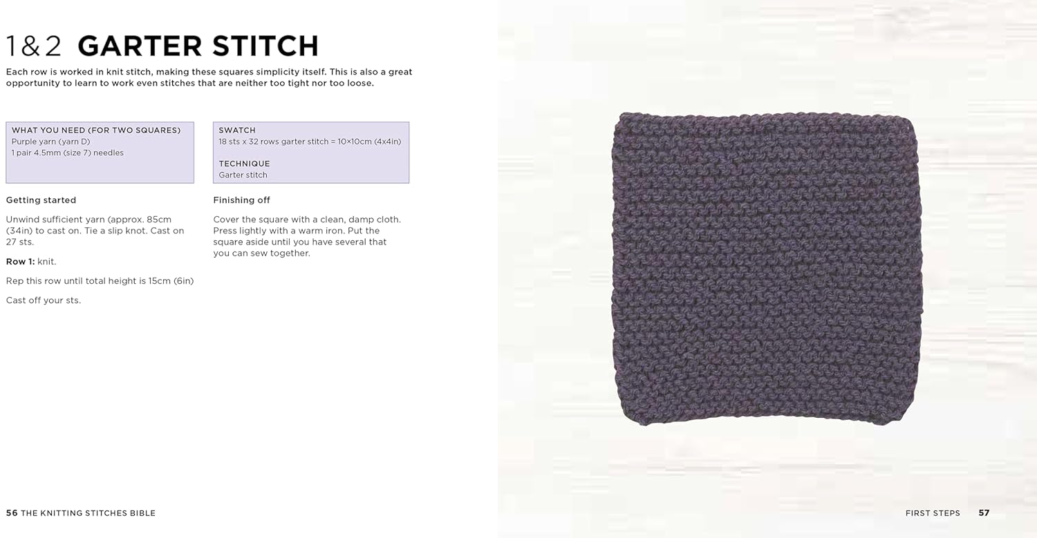 The Knitting Stitches Bible - Marabout Collectif - The Little Yarn Store