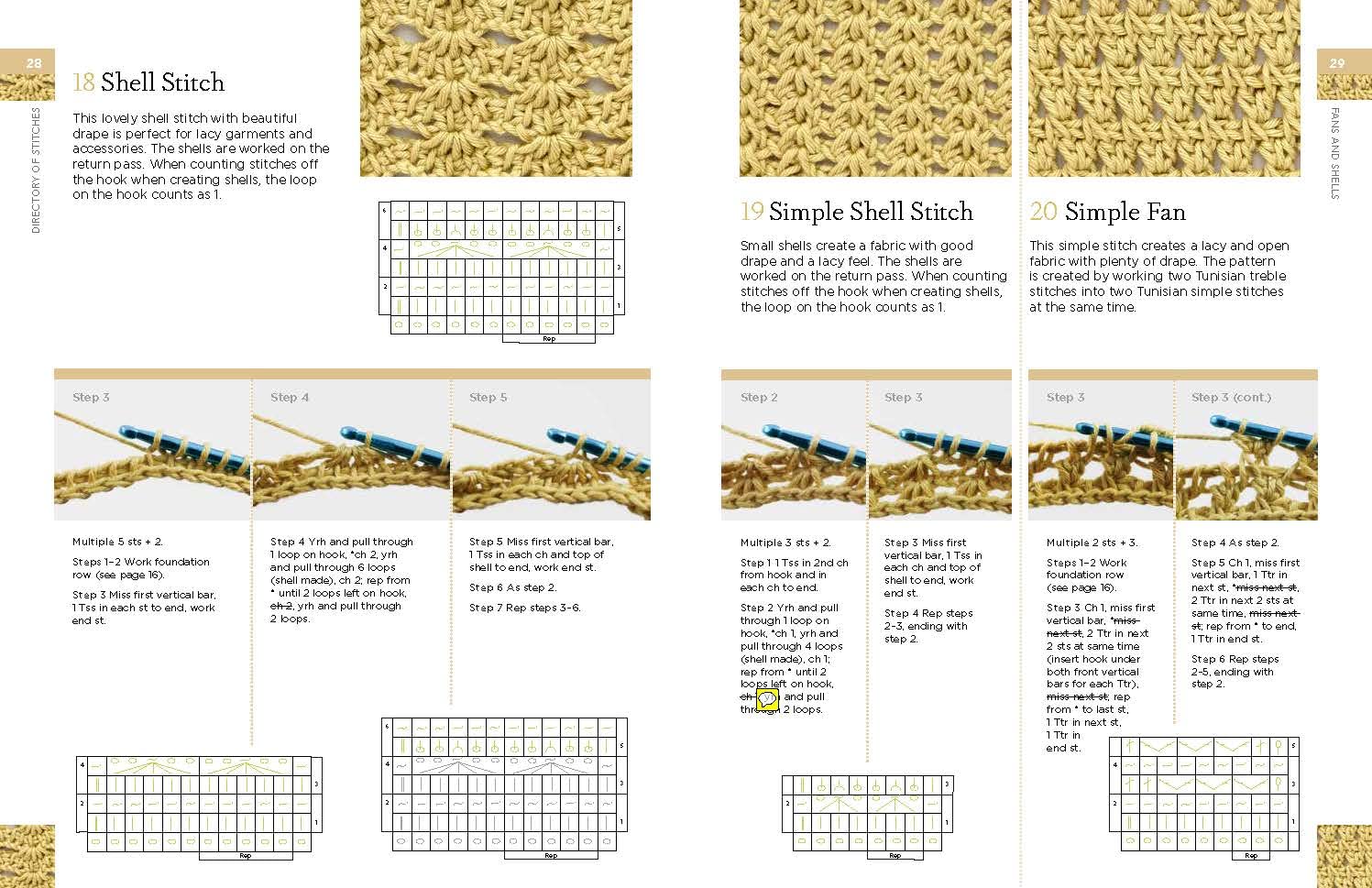 Tunisian Crochet Stitch Dictionary - Anna Nikipirowicz - The Little Yarn Store
