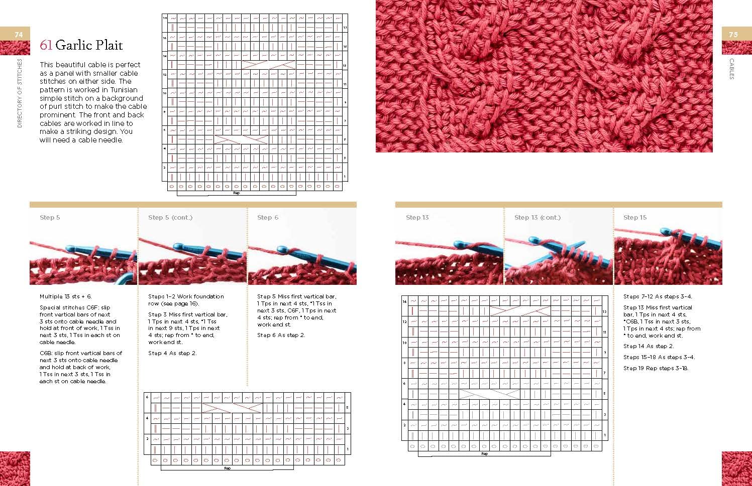 Tunisian Crochet Stitch Dictionary - Anna Nikipirowicz - The Little Yarn Store